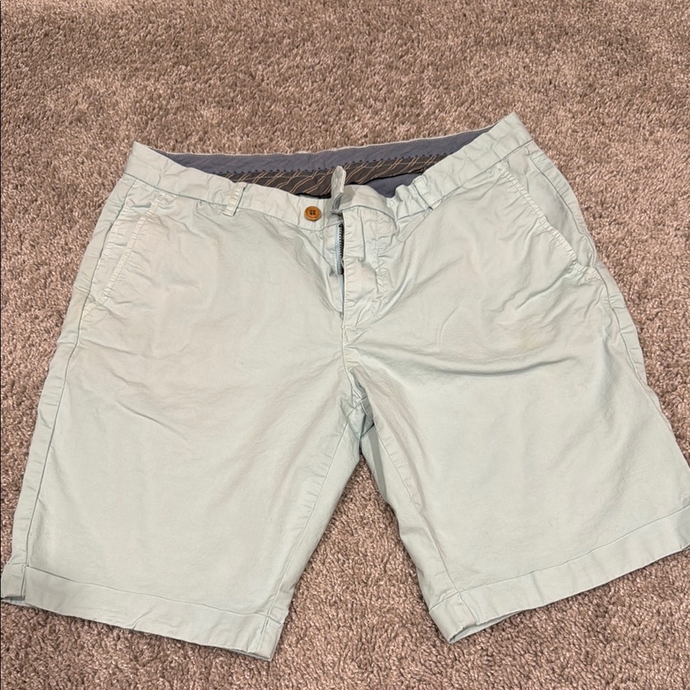 Jack & Jones Blue Flat Front Shorts